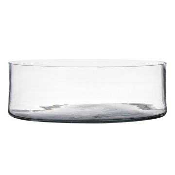 Bol ALEXIA en vidrio, transparente, 11cm, Ø39cm
