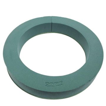 OASIS® Espuma húmeda corona, base de madera Bioline, verde, Ø 44 cm OASIS® Espuma húmeda corona, base de madera Bioline, verde, Ø 44 cm