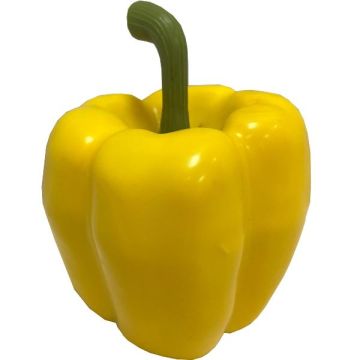 Hortaliza artificial pimiento REKLA, amarillo, 8 cm, Ø 7,5 cm