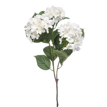 Rama artificial de hortensia SWINER, blanco, 100 cm