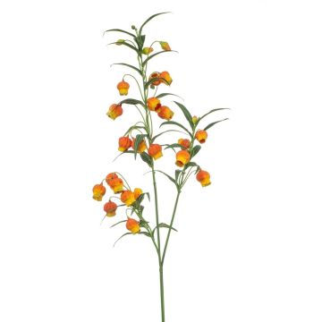 Rama artificial de lirio SWALOR, naranja-amarillo, 110 cm