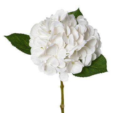 Flor artificial hortensia KLUVT, blanca, 50 cm