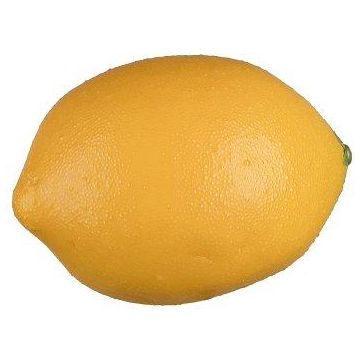 Fruta decorativa limón KUNFER, amarillo, 8,5 cm, Ø 5,5 cm