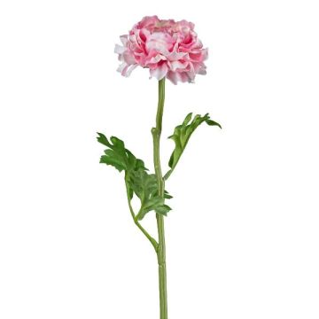 Flor artificial ranúnculo GRINTEL, rosa, 45 cm