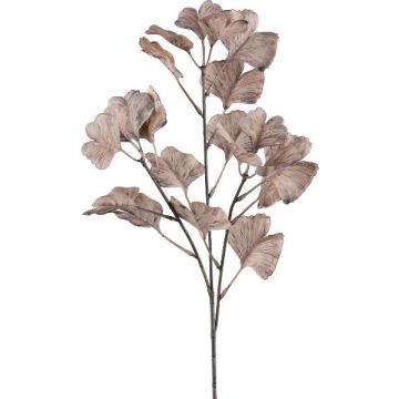 Rama artificial de ginkgo LIMVAR, marrón, 60 cm