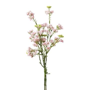 Ramo decorativo de espino KRUNLE con flores, rosa, 50 cm