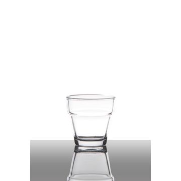 Portavelas SARABI, vidrio, transparente, 6,5cm, Ø6,5cm