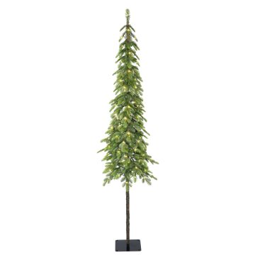 Árbol de Navidad artificial de tronco alto MOLDE DELUXE, LED, 180cm, Ø50cm