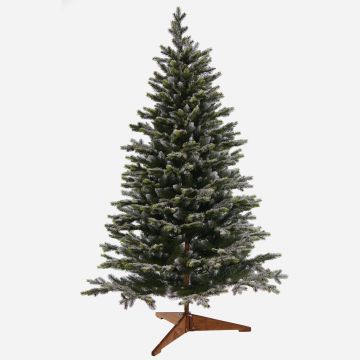 Árbol de Navidad artificial LEVANGER, efecto helado, 220 cm, Ø 130 cm Árbol de Navidad artificial LEVANGER, efecto helado, 220 cm, Ø 130 cm