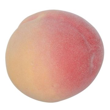 Fruta decorativa melocotón YOLANTHA, rojo-amarillo, 8 cm, Ø 8 cm