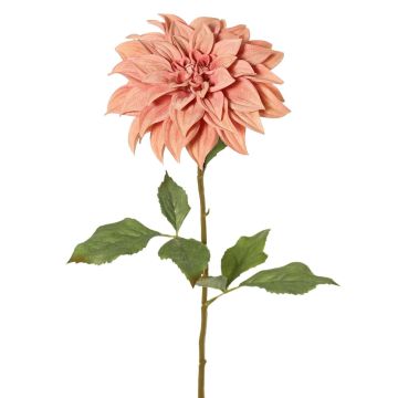 Dalia artificial PHILLIPPA, Eco Collection, rosa viejo, 65 cm, Ø 15 cm