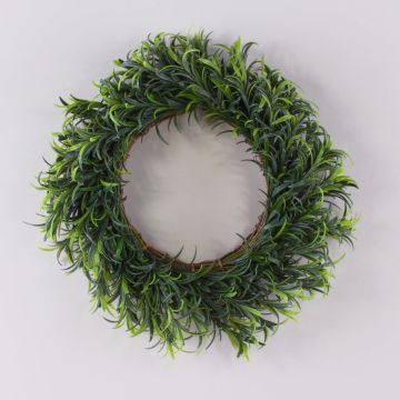 Corona de romero decorativo DOMINIQUE, verde, Ø40cm