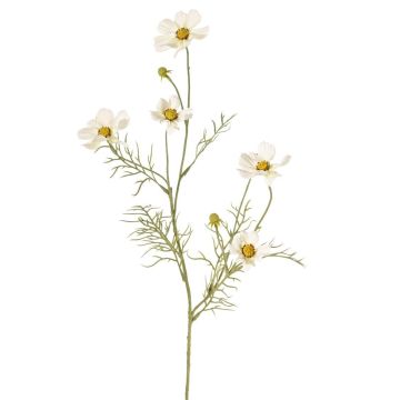 Ramita de caléndula artificial PONGAU, blanca, 70 cm, Ø 5-7 cm