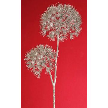 Rama de acónito artificial OTRIS, plateada, 95cm, Ø15-20cm Rama de acónito artificial OTRIS, plateada, 95cm, Ø15-20cm