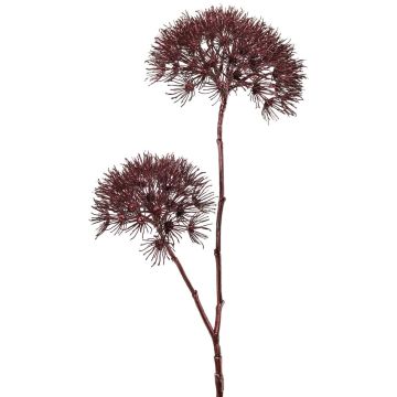 Rama de perejil artificial OTRIS, rojo oscuro, 95 cm, Ø 15-20 cm