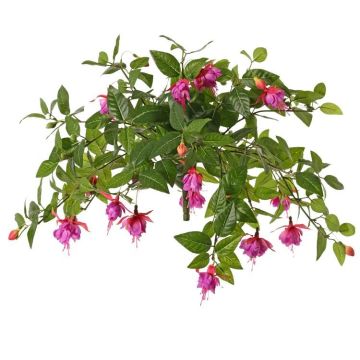 Fucsia artificial KROUSIA, ramita, rosa-violeta, 30 cm, Ø 5 cm