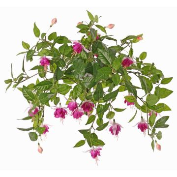 Fucsia artificial KROUSIA, rama, rosa-violeta, 30cm, Ø5cm Fucsia artificial KROUSIA, rama, rosa-violeta, 30cm, Ø5cm