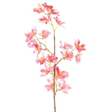 Rama de orquídea Odontoglossum artificial BELANIA, rosa-amarillo, 75 cm