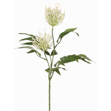 Rama de plantas artificiales de roble silvestre VULKINTA con flores, blanco-verde, 75cm, Ø9-11cm