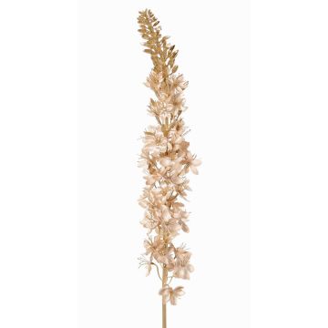Vela artificial de terciopelo UCHANA, beige-dorado, 110cm, Ø7cm Vela artificial de terciopelo UCHANA, beige-dorado, 110cm, Ø7cm