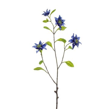 Rama decorativa clemátide RUHNA, azul, 75 cm