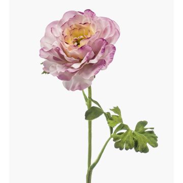 Flor artificial ranúnculo KRISTY, lila-crema, 60 cm, Ø 10 cm Flor artificial ranúnculo KRISTY, lila-crema, 60 cm, Ø 10 cm