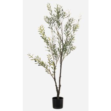 Olivo artificial LONIRB con frutos, tronco artificial, crossdoor, 140cm