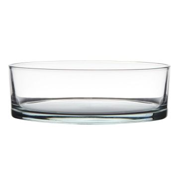 Cuenco de cristal decorativo VERA EARTH, transparente, 8cm, Ø25cm