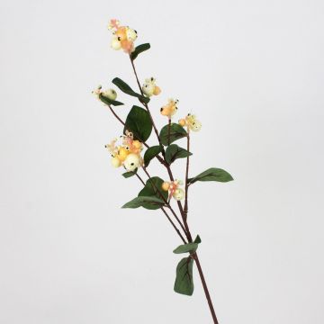 Rama bolitas de nieve artificial NERINA, bayas, crema, 50cm