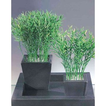 Bambú artificial YASO en maceta de metal, 26cm