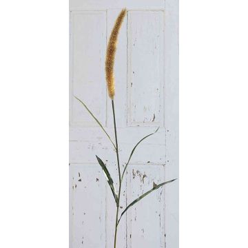 Pennisetum artificial LEBRERO con panículas, amarillo, 175cm