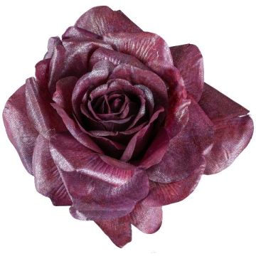 Flor decorativa ZINTOR, rojo oscuro, Ø 18 cm