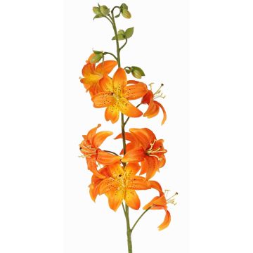 Lirio artificial LABRICKA, naranja-amarillo, 100cm, Ø9cm
