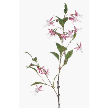 Rama decorativa fucsia FROWEL, rosa y blanco, 95 cm