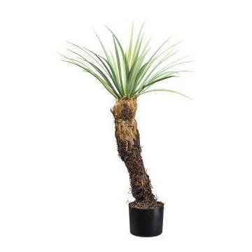 Palmera de plástico Yucca CLATA, gris verdoso, 95 cm