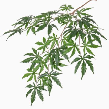 Rama arce artificial DIRK, difícilmente inflamable, verde, 70cm
