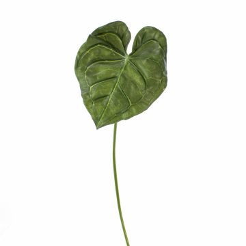 Hoja de Anthurium artificial LUVINA, verde, 65cm