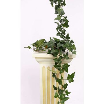 Guirnalda de hiedra imitación TOBIAS, difícil inflamar, verde, 180cm