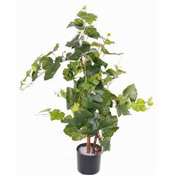 Viña sintética JORINA, tronco real para exterior, verde, 60cm Viña sintética JORINA, tronco real para exterior, verde, 60cm