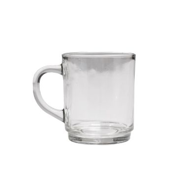 Taza de cristal KINSY con asa, 3 unidades, transparente, 10 cm, Ø 7 cm, 250 ml Taza de cristal KINSY con asa, 3 unidades, transparente, 10 cm, Ø 7 cm, 250 ml