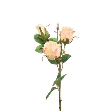 Rama artificial de rosa FREYDE, rosa claro, 45 cm, Ø 4-5 cm