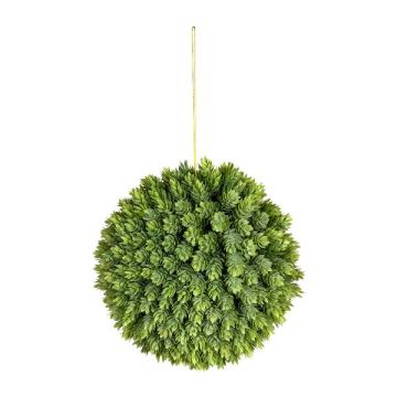 Bola de lúpulo artificial VALKIN con flores, colgante, verde, Ø 25 cm