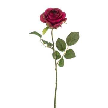 Rosa artificial BRUNETTE, fucsia, 70 cm, Ø 11 cm Rosa artificial BRUNETTE, fucsia, 70 cm, Ø 11 cm