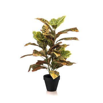 Planta artificial Kroton ISKANDAR en maceta decorativa, multicolor, 65 cm Planta artificial Kroton ISKANDAR en maceta decorativa, multicolor, 65 cm