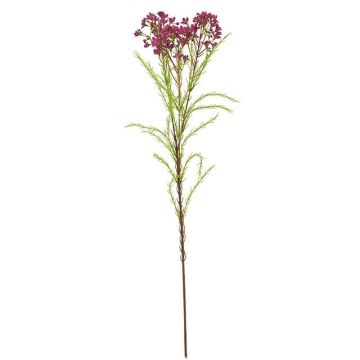 Rama artificial de flor de cera MEDEA, fucsia, 80 cm, Ø 6 cm Rama artificial de flor de cera MEDEA, fucsia, 80 cm, Ø 6 cm
