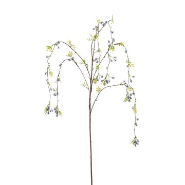 Rama decorativa de jazmín GLAFOR, colgante, azul, 135 cm