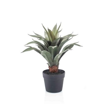 Suculenta artificial Dracaena agave RUPUN en maceta decorativa, verde, 45 cm
