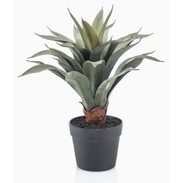 Suculenta artificial Dracaena agave RUPUN en maceta decorativa, verde, 45 cm