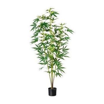 Árbol artificial de cáñamo BUGIN, tronco artificial, verde, 150 cm