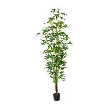 Árbol artificial de cáñamo BUGIN, tronco artificial, verde, 210 cm